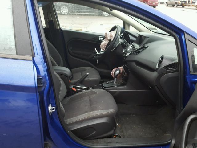 3FADP4BJ6EM240240 - 2014 FORD FIESTA SE BLUE photo 5