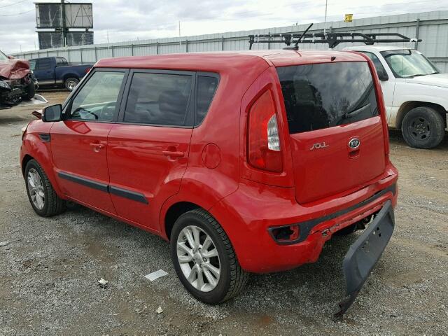 KNDJT2A61C7453422 - 2012 KIA SOUL + RED photo 3