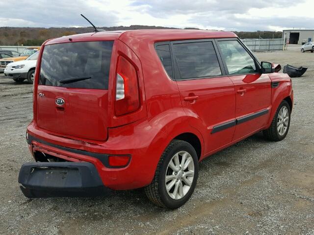 KNDJT2A61C7453422 - 2012 KIA SOUL + RED photo 4