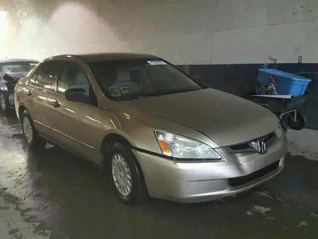 1HGCM56173A132042 - 2003 HONDA ACCORD DX GOLD photo 1