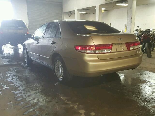 1HGCM56173A132042 - 2003 HONDA ACCORD DX GOLD photo 3