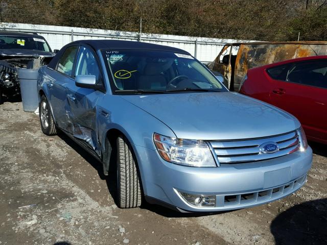 1FAHP24W98G130277 - 2008 FORD TAURUS SEL BLUE photo 1