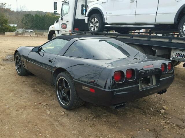 1G1YY23P4P5121054 - 1993 CHEVROLET CORVETTE BLACK photo 3