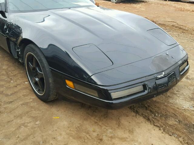 1G1YY23P4P5121054 - 1993 CHEVROLET CORVETTE BLACK photo 9