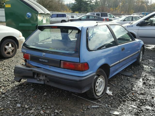 2HGED6340MH593745 - 1991 HONDA CIVIC BLUE photo 4