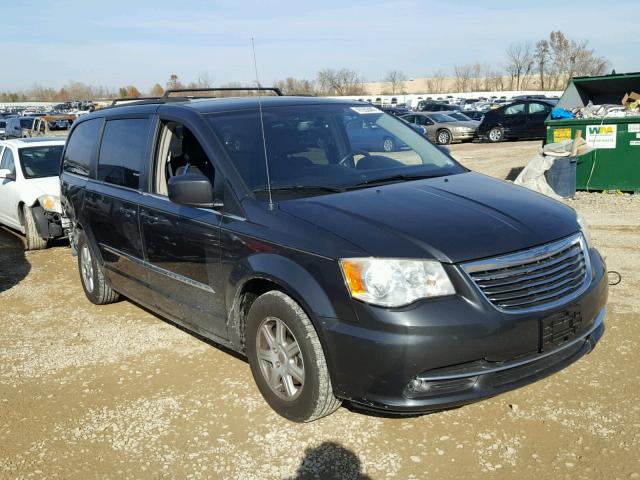 2C4RC1BG5CR185901 - 2012 CHRYSLER TOWN & COU CHARCOAL photo 1