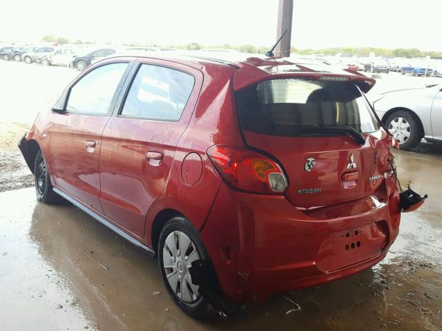 ML32A3HJ1FH048088 - 2015 MITSUBISHI MIRAGE DE RED photo 3