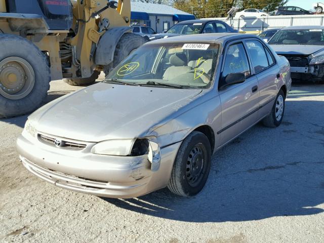 1NXBR12E9YZ409868 - 2000 TOYOTA COROLLA VE GOLD photo 2