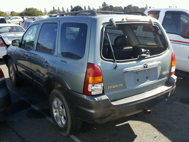 4F2CZ06144KM14783 - 2004 MAZDA TRIBUTE ES BLUE photo 3