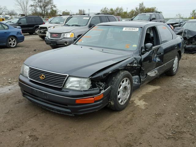 JT8BH28F9V0081284 - 1997 LEXUS LS 400 BLACK photo 2