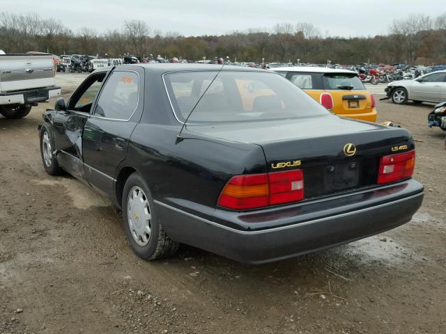 JT8BH28F9V0081284 - 1997 LEXUS LS 400 BLACK photo 3