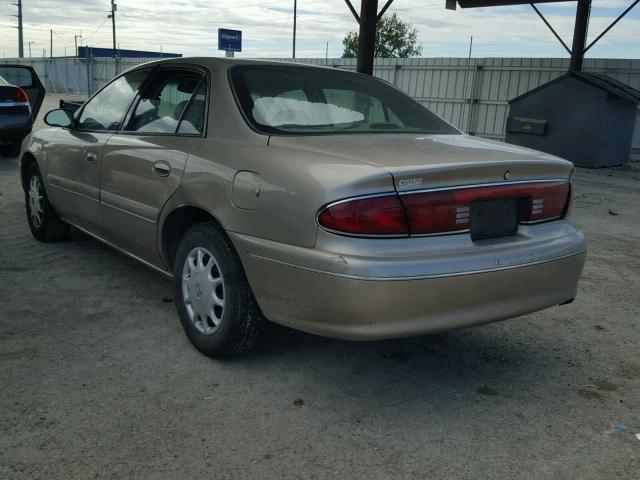 2G4WS52J821209304 - 2002 BUICK CENTURY CU TAN photo 3