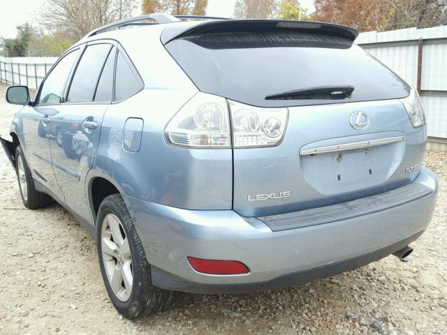 2T2HA31U05C059030 - 2005 LEXUS RX 330 BLUE photo 3