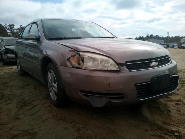 2G1WB58K769169009 - 2006 CHEVROLET IMPALA LS TAN photo 1