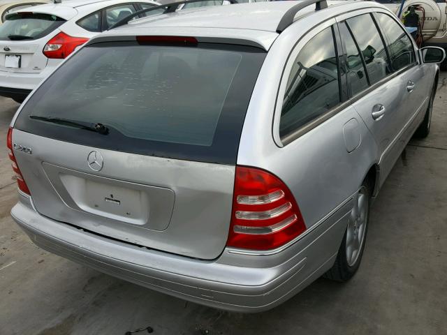 WDBRH61J43F372855 - 2003 MERCEDES-BENZ C 240 SPOR SILVER photo 4