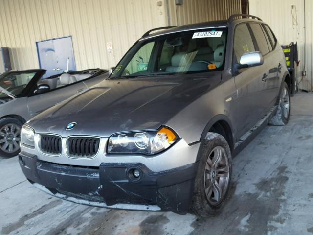 WBXPA93484WA30807 - 2004 BMW X3 3.0I BEIGE photo 2