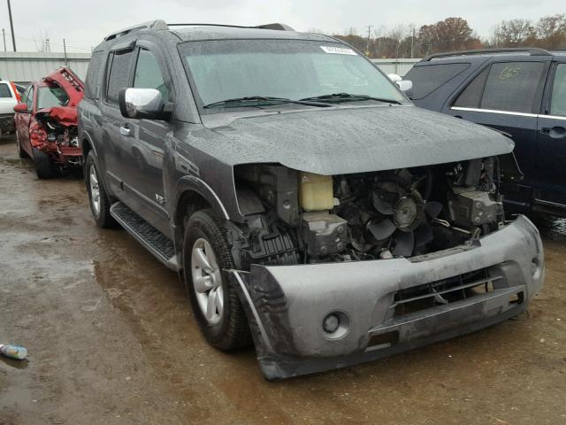 5N1BA08D88N628802 - 2008 NISSAN ARMADA SE GRAY photo 1