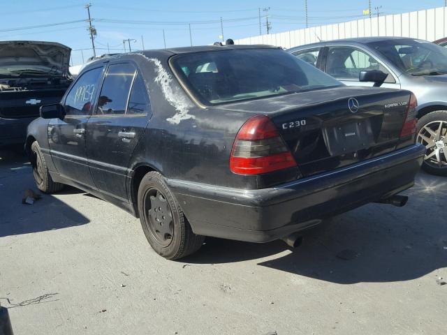 WDBHA24G9YA834825 - 2000 MERCEDES-BENZ C 230 BLACK photo 3