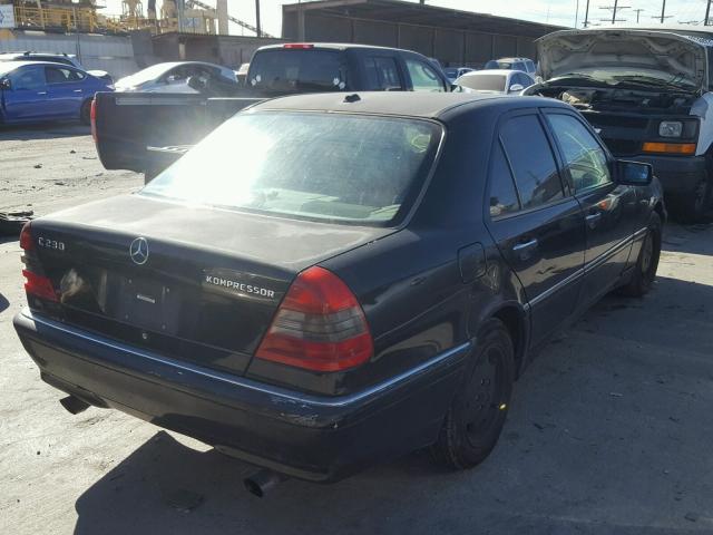 WDBHA24G9YA834825 - 2000 MERCEDES-BENZ C 230 BLACK photo 4