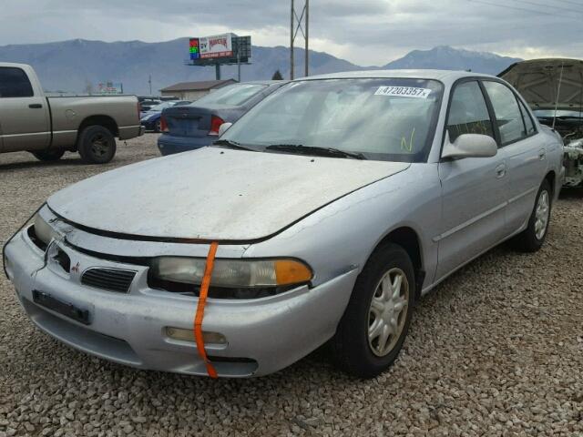 4A3AJ56G9VE038806 - 1997 MITSUBISHI GALANT ES GRAY photo 2