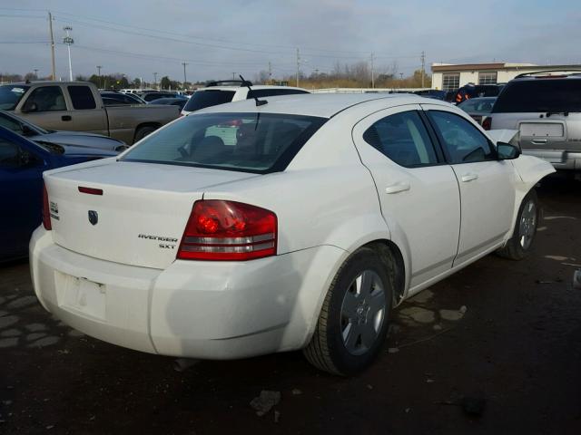 1B3CC4FB9AN184607 - 2010 DODGE AVENGER SX WHITE photo 4