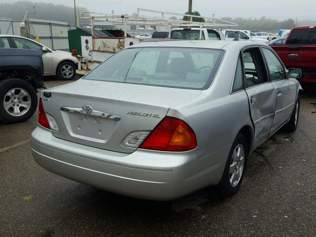 4T1BF28BX1U156190 - 2001 TOYOTA AVALON XL SILVER photo 4