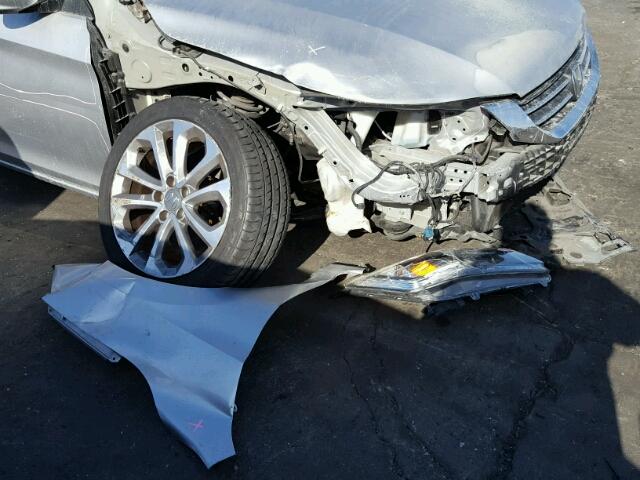 1HGCR2F56DA008509 - 2013 HONDA ACCORD SPO SILVER photo 9