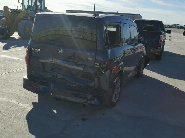 5J6YH1H94AL006687 - 2010 HONDA ELEMENT SC BLUE photo 4