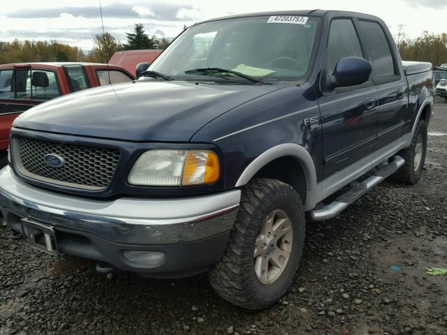 1FTRW08L33KA29330 - 2003 FORD F150 SUPER BLUE photo 2