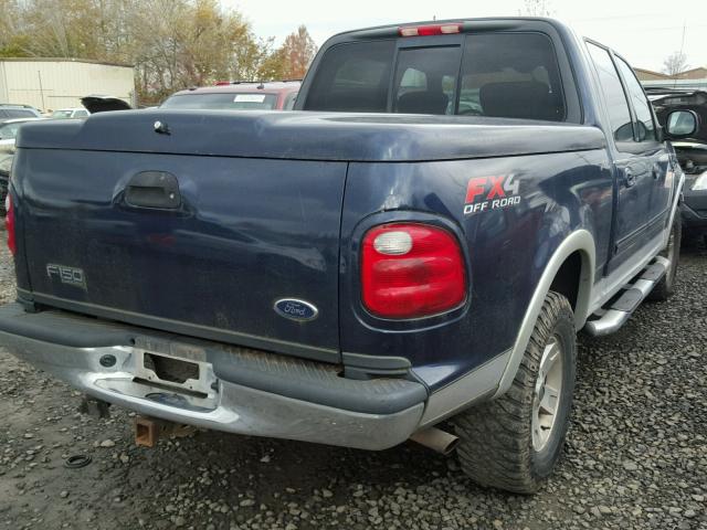 1FTRW08L33KA29330 - 2003 FORD F150 SUPER BLUE photo 4