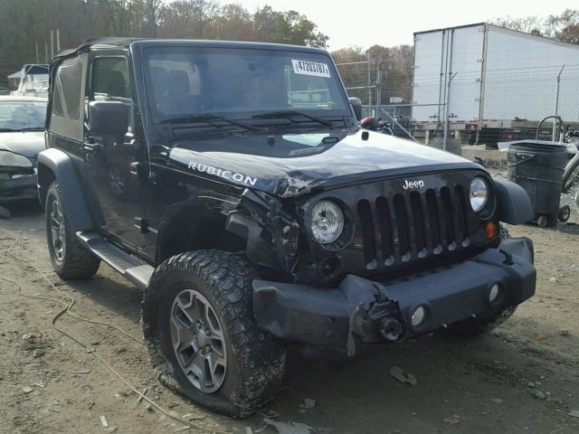 1C4BJWCG4DL559086 - 2013 JEEP WRANGLER R BLACK photo 1