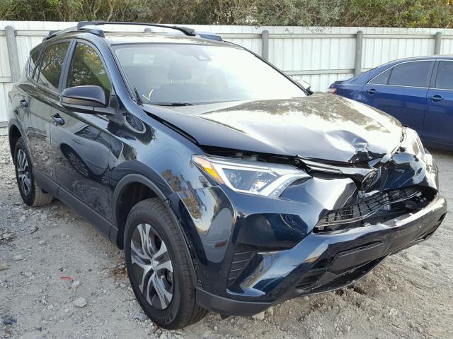 JTMZFREV6JJ155193 - 2018 TOYOTA RAV4 LE BLUE photo 1