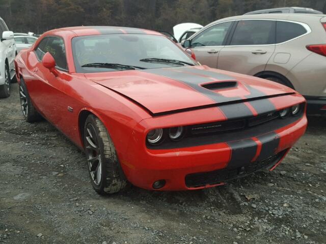 2C3CDZDJ3FH877776 - 2015 DODGE CHALLENGER RED photo 1