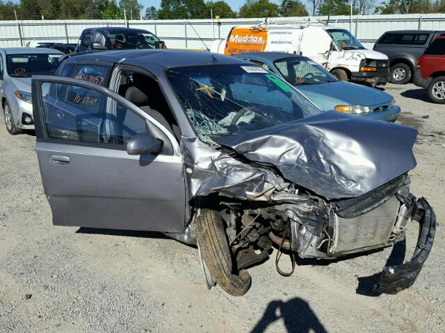 KL1TG66666B575702 - 2006 CHEVROLET AVEO LT GRAY photo 1