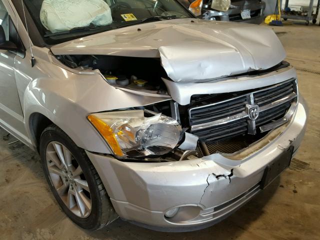 1B3CB5HA4BD214715 - 2011 DODGE CALIBER HE SILVER photo 9