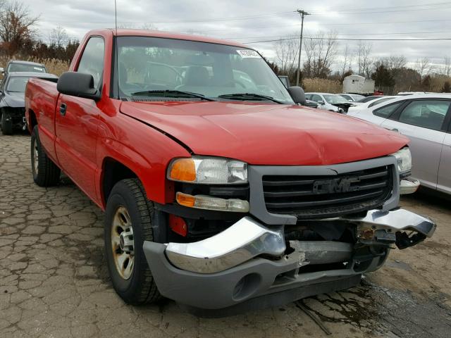 1GTEK14V45Z257841 - 2005 GMC NEW SIERRA RED photo 1