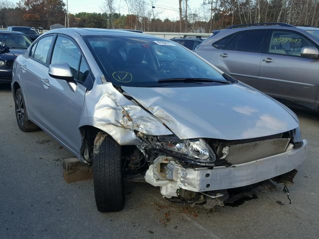 2HGFB2F97DH583000 - 2013 HONDA CIVIC EXL SILVER photo 1