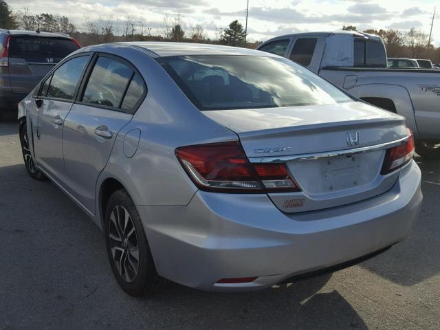 2HGFB2F97DH583000 - 2013 HONDA CIVIC EXL SILVER photo 3