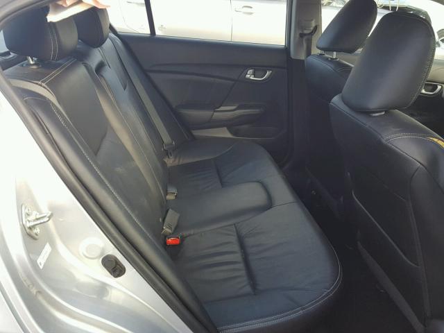 2HGFB2F97DH583000 - 2013 HONDA CIVIC EXL SILVER photo 6