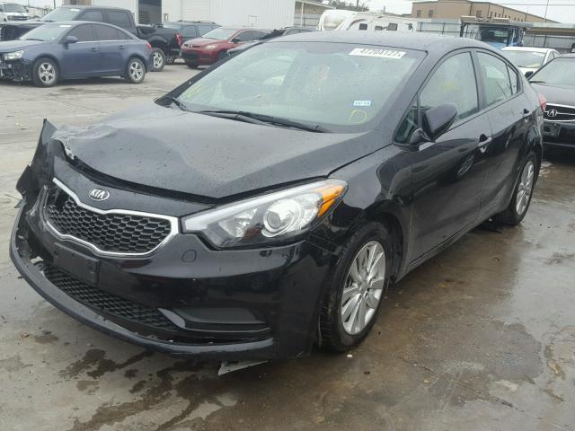 KNAFX4A69G5522765 - 2016 KIA FORTE LX BLACK photo 2