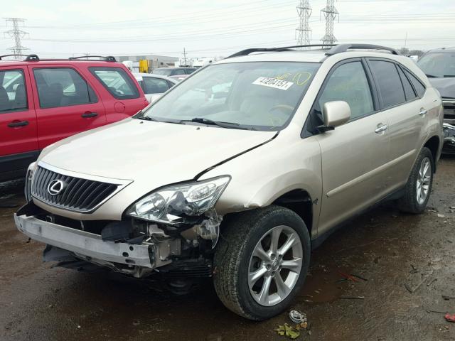 2T2HK31U88C077342 - 2008 LEXUS RX 350 BEIGE photo 2