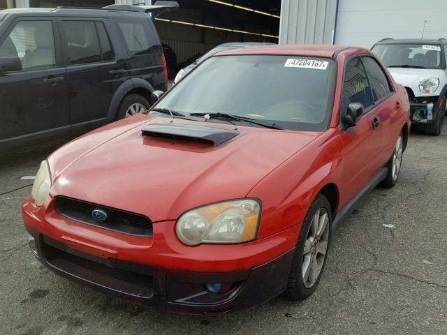 JF1GD29654G504195 - 2004 SUBARU IMPREZA WR RED photo 2