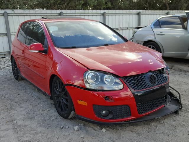 WVWEV71K26W106956 - 2006 VOLKSWAGEN NEW GTI RED photo 1