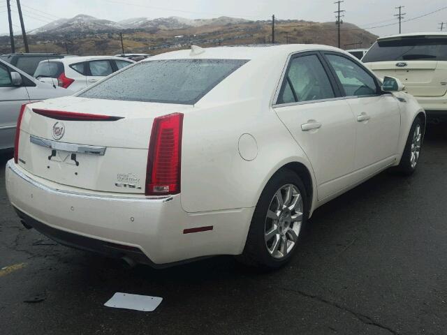 1G6DT57V890149019 - 2009 CADILLAC CTS HI FEA WHITE photo 4