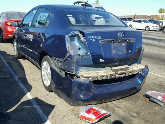 3N1AB6AP0CL678660 - 2012 NISSAN SENTRA 2.0 BLUE photo 3