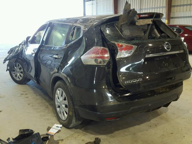 5N1AT2MT1EC858512 - 2014 NISSAN ROGUE S GRAY photo 3