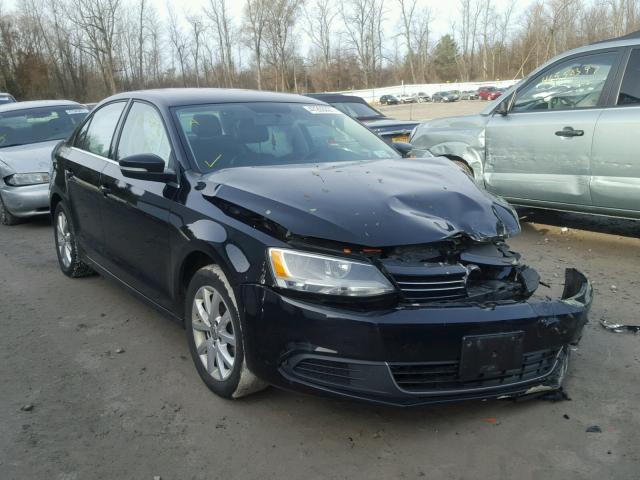 3VWD17AJ3EM377549 - 2014 VOLKSWAGEN JETTA SE BLACK photo 1