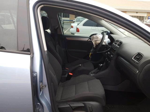WVWDB7AJ4BW146459 - 2011 VOLKSWAGEN GOLF BLUE photo 5