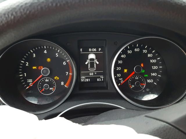 WVWDB7AJ4BW146459 - 2011 VOLKSWAGEN GOLF BLUE photo 8