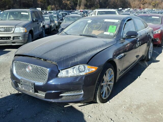 SAJWJ2GDXF8V86570 - 2015 JAGUAR XJL PORTFO BLUE photo 2